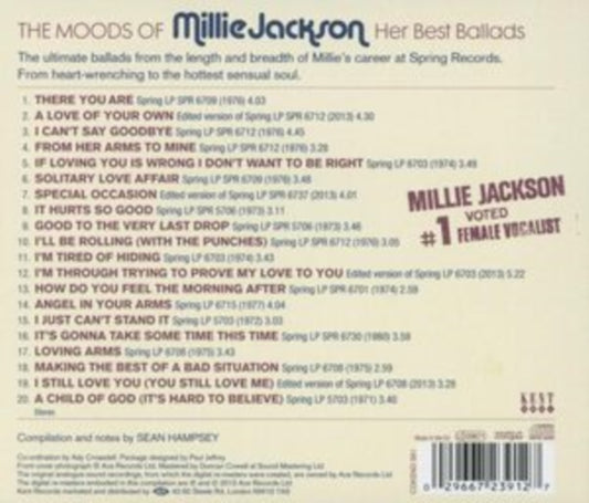 Millie Jackson - The Moods Of Millie Jackson - Her Best (CD)