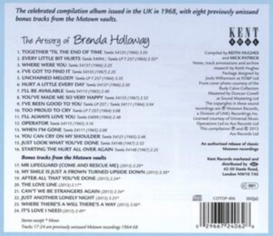 Brenda Holloway - The Artistry Of Brenda Holloway (CD)