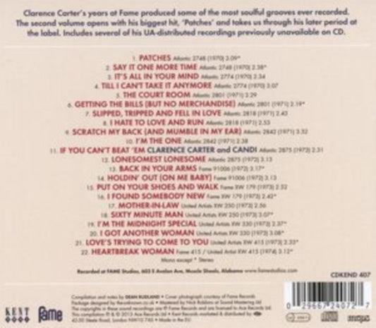 Clarence Carter - The Fame Singles - Vol 2 - 1970 -73 (CD)