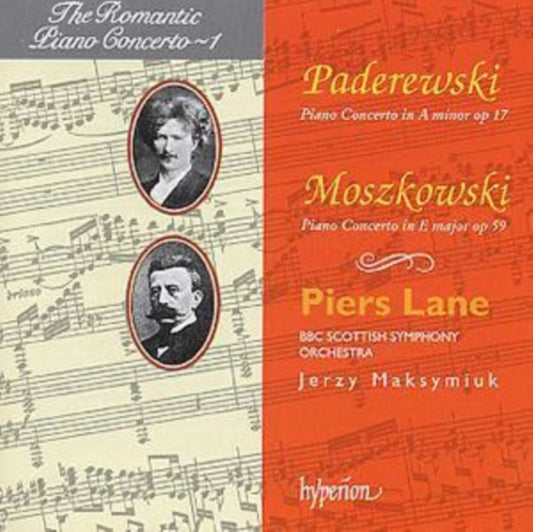 Piers Lane / Jerzy Maksymiuk: Bbc Scottish Symphony Orchestra - Moszkowski & Paderewski: Piano Concertos (CD)