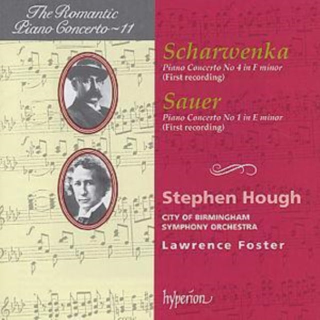 Stephen Hough / Lawrence Foster: City Of Birmingham Symphony Orchestra - Sauer & Scharwenka: Piano Concertos (CD)