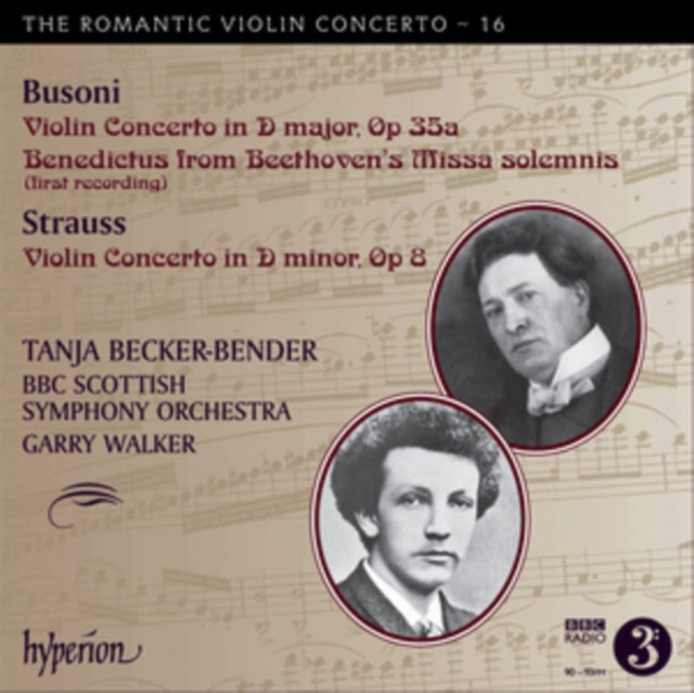 Beckerbenderbbcssowalker - Busonistraussromantic Violin Concertos (CD)