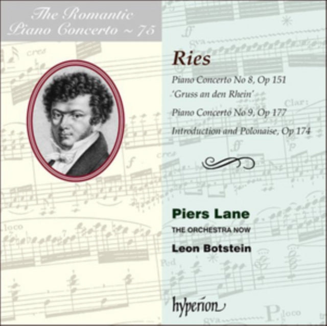 Lane / The Orch Now / Botstein - Ries / Piano Concertos 8 & 9 (CD)