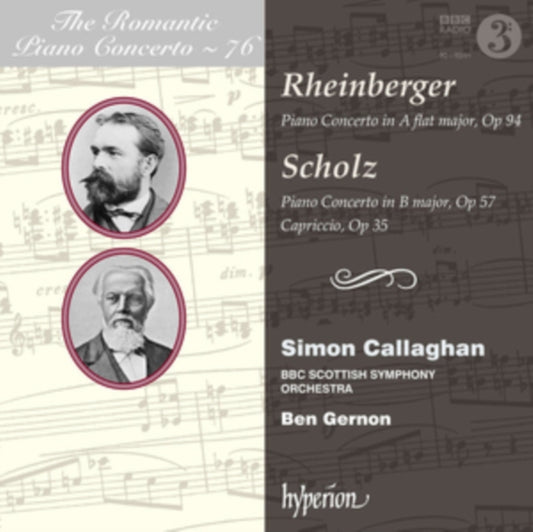 Simon Callaghan / Bbc Symphony Orchestra - Rheinberger: Scholz / The Romantic Piano Concertos (CD)