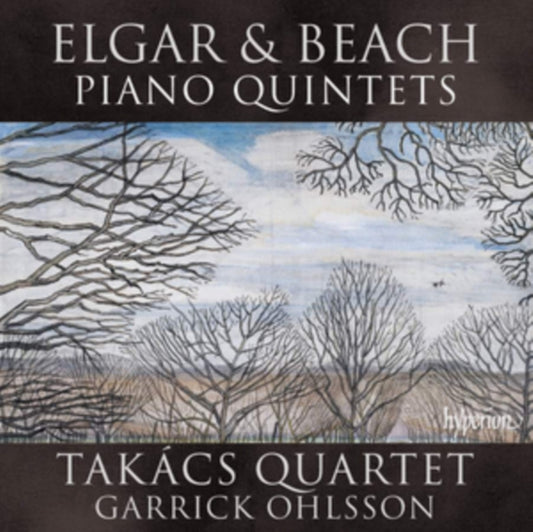 Garrick Ohlsson / Takacs Quartet - Elgar & Beach: Piano Quintets (CD)