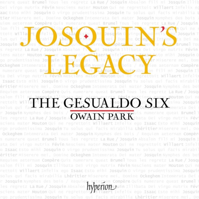Owain Park: The Gesualdo Six - Josquins Legacy (CD)