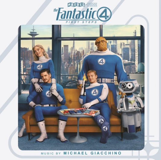 Michael Giacchino / Andrea Datzman - Fantastic Four: First Steps Main Theme / Let Us Be Devoured (Blue Vinyl) (Vinyl Single)