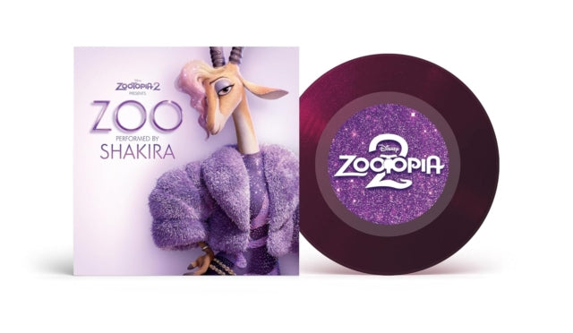 Shakira - Zoo (From Zootopia 2) (Purple Translucent Glitter Vinyl) (Vinyl Single)
