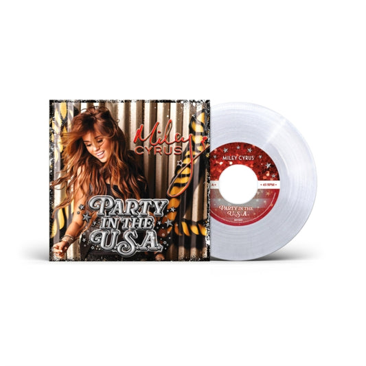Miley Cyrus - Party In The U.S.A. (Clear / Glitter Vinyl / Single) (Vinyl)
