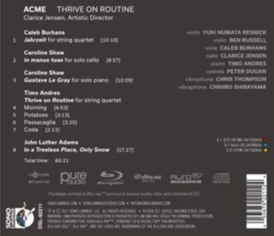 American Contemporary Music - Thrive On Routine  Acme (CD)
