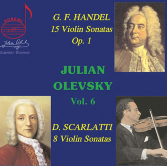 Julian Olevsky - Georg Frideric Handel: 15 Violin Sonatas. Oop. 1 / Domenico Scarlatti: 8 Violin Sonatas (CD)