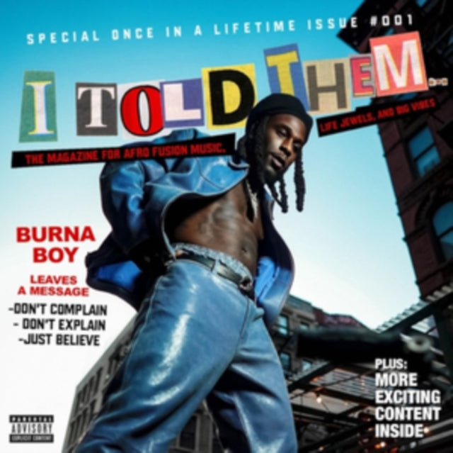 Burna Boy - I Told Them (CD)