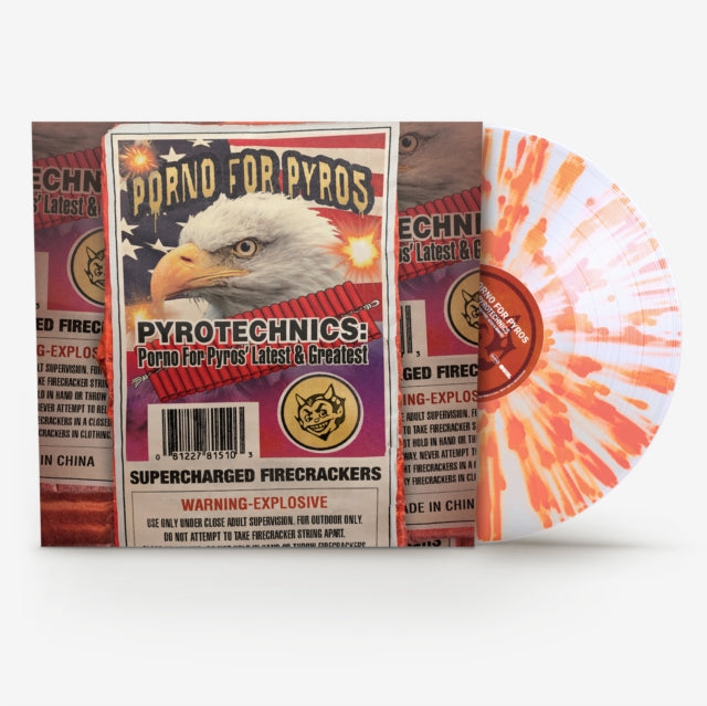 Porno For Pyros - Pyrotechnics: Porno For Pyros Latest & Greatest (Clear/Orange Splatter Vinyl) (Rocktober) (Vinyl)