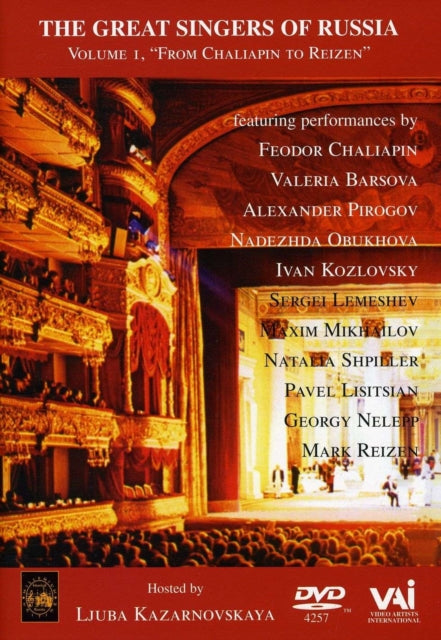 Various Artists - The Great Singers Of Russia - Vol. 1 (DVD)