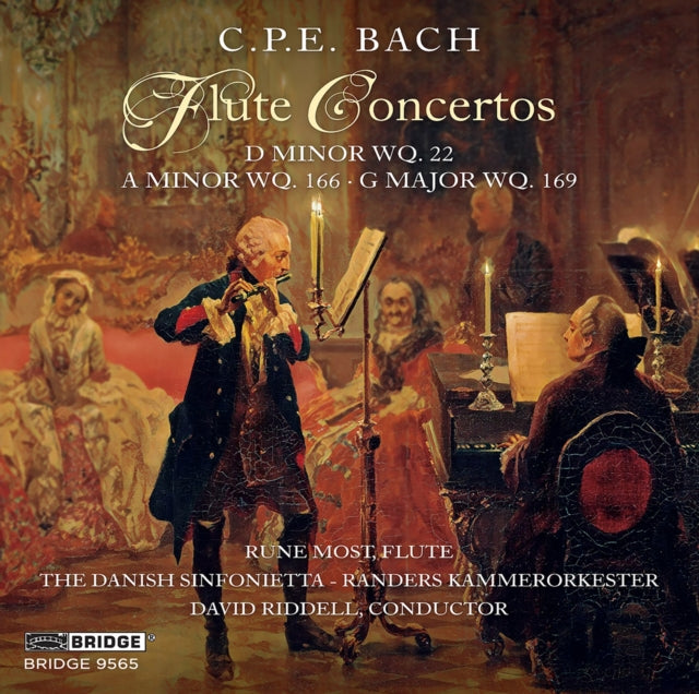 Most / Danish Sinfonietta - Carl Philipp Emanuel Bach: Flute Concertos (CD)