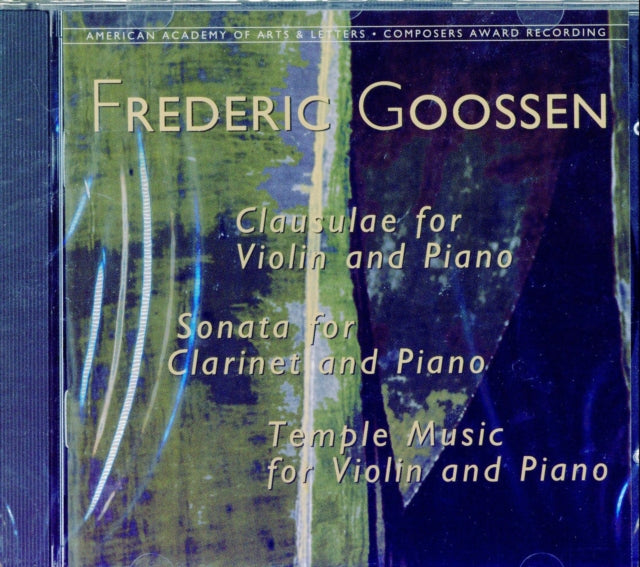 Various Artists - Goossen B.1927 Sonata For Clarinet In B-Flat & Piano Scott Bridges & Patricia Perez Hood (CD)