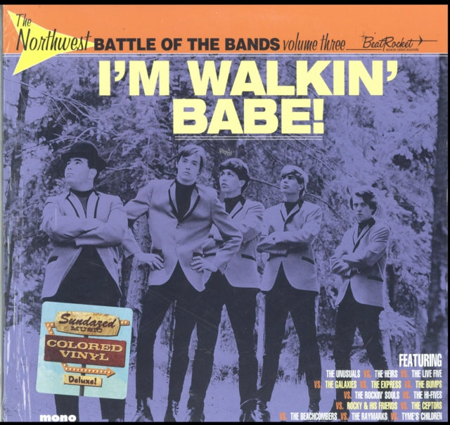 Various Artists - The Northwest Battle Of The Bands Vol. 3: Im Walkin Babe! (Orange Vinyl) (Vinyl)