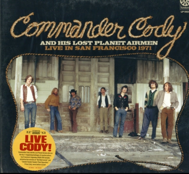 Commander Cody & His Lost Planet Airmen - Live In San Francisco 1971 (Gold Vinyl) (Vinyl)