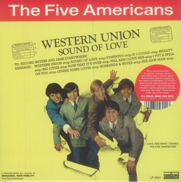 Five Americans - Western Union (Gold Vinyl) (Vinyl)