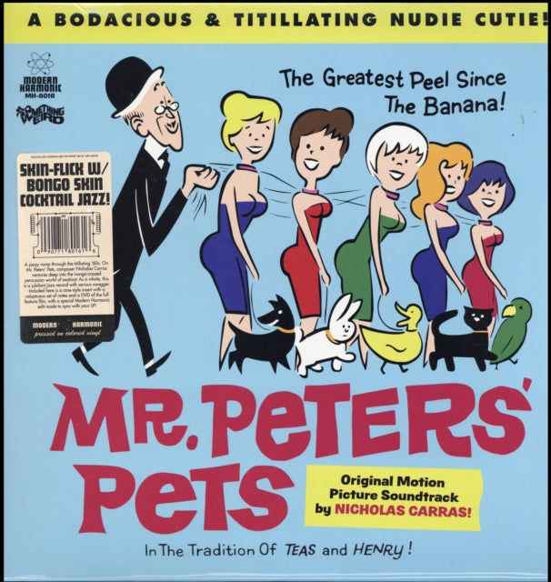 Nicholas Carras - Mr. Peters Pets - Original Soundtrack (Yellow Vinyl) (Vinyl + DVD)