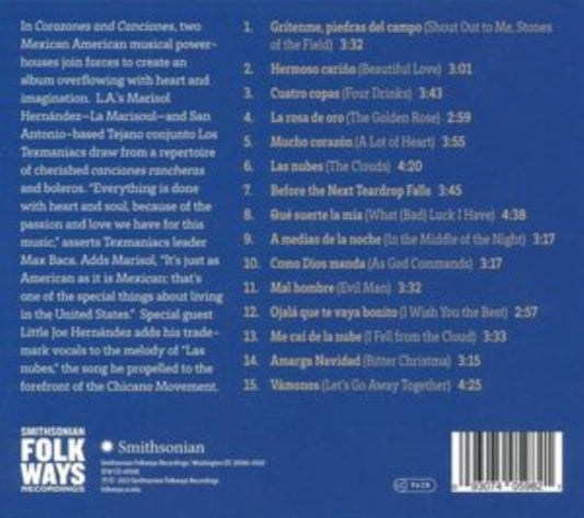 La Marisoul And Los Texmaniacs - Corazones And Canciones (CD)