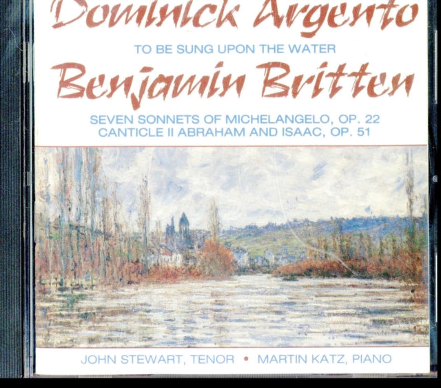 Argento / Britten / Katz - To Be Sung Upon The Water (CD)