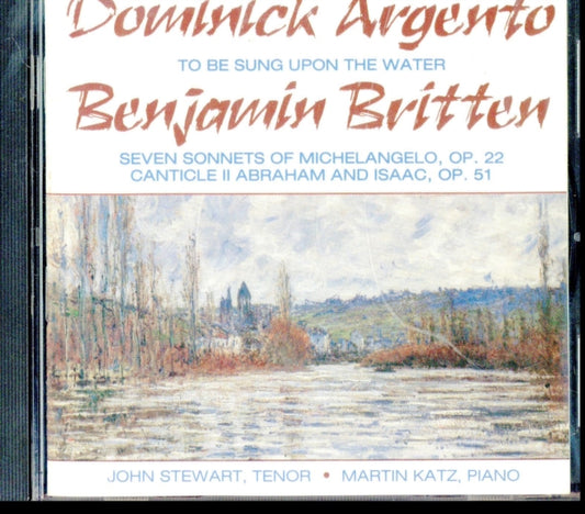 Argento / Britten / Katz - To Be Sung Upon The Water (CD)