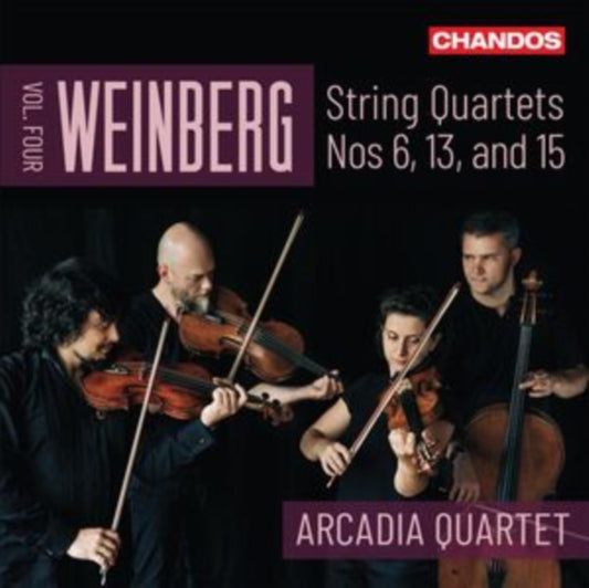 Arcadia Quartet - Mieczyslaw Weinberg: String Quartets / Vol. 4 (Nos 6. 13 And 15) (CD)