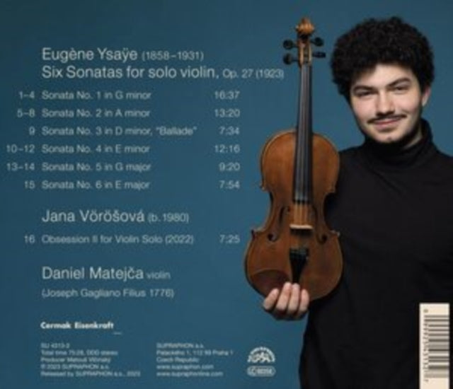 Daniel Matejca - Eugene Ysaye: Six Sonatas For Solo Violin (CD)