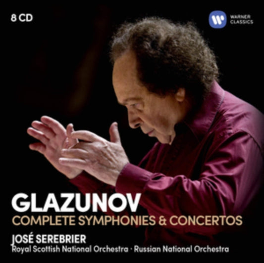 Jose Serebrier - Glazunov: The Complete Symphonies & Concertos (CD Box Set)