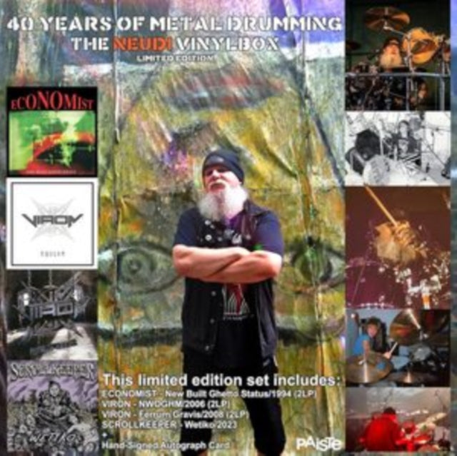 Various Artists - 40 Years Of Metal Drumming (Vinyl Box Set)