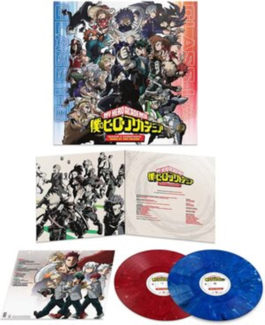 Yuki Hayashi - My Hero Academia: Season 5 - Original Soundtrack (Opaque Blue Marble/Red Marble Vinyl) (Vinyl)