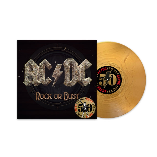 Ac/Dc - Rock Or Bust (50th Anniversary Edition) (Gold Vinyl) (Vinyl)