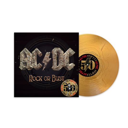 Ac/Dc - Rock Or Bust (50th Anniversary Edition) (Gold Vinyl) (Vinyl)