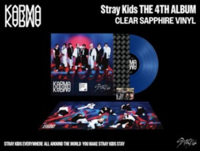 Stray Kids - Karma (Clear Sapphire LP Ver.) (Vinyl)