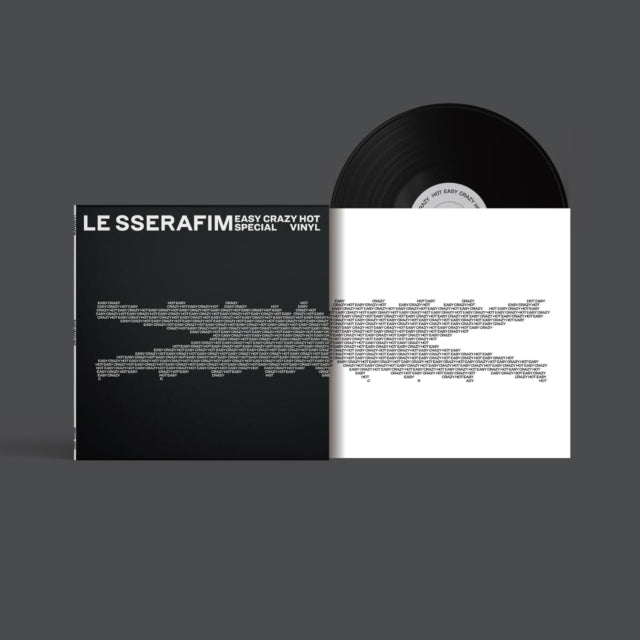 Le Sserafim - Easy-Crazy-Hot (Black Carbon Vinyl) (Vinyl)