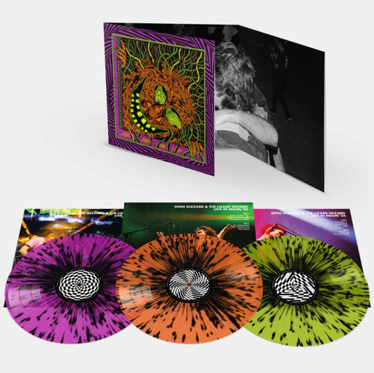 King Gizzard And The Lizard Wizard - King Gizzard - Live In Miami 24 (Splatter Vinyl) (Vinyl)