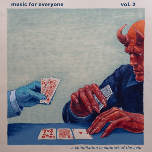 Various Artists - Music For Everyone Vol. 2 (Oxblood/Aqua Blue Swirl Vinyl) (Vinyl)