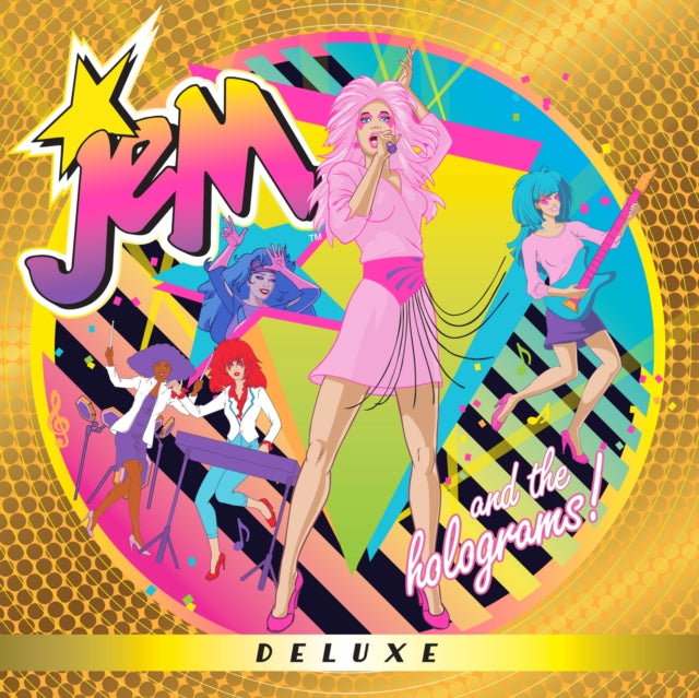 Jem / The Holograms - Jem & The Holograms (Deluxe / Lemonade Glitter Vinyl) (Vinyl)