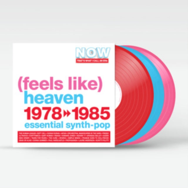 Various Artists - Now That's What I Call An Era - (Feels Like) Heaven: 1978-1985 (Red/Blue/Pink Vinyl) (Vinyl)