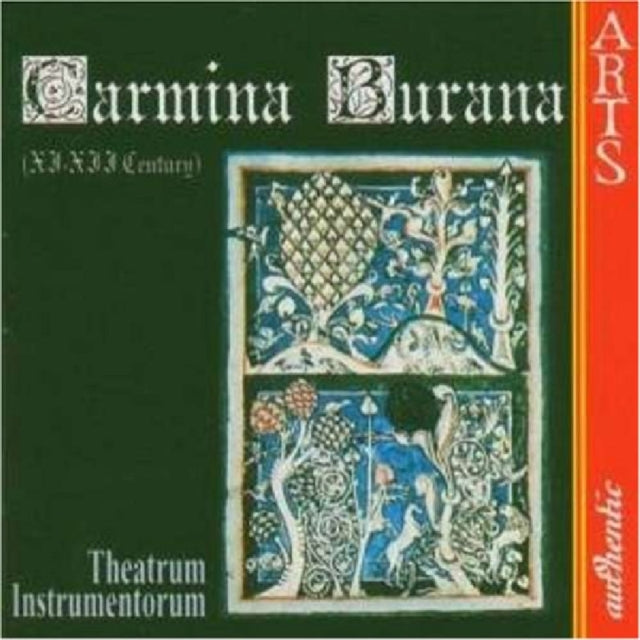 Theatrum Instrumentorum - Carmina Burana - Xi-Xiii Century (CD)
