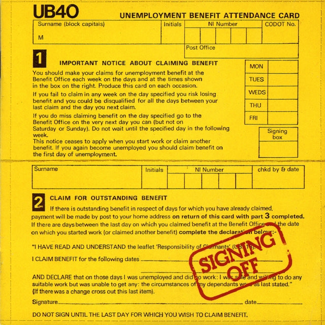 UB40 - Signing Off (Red Vinyl) (Vinyl)