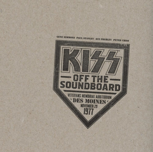 Kiss - Off The Soundboard: Des Moines - November 29. 1977 (CD)