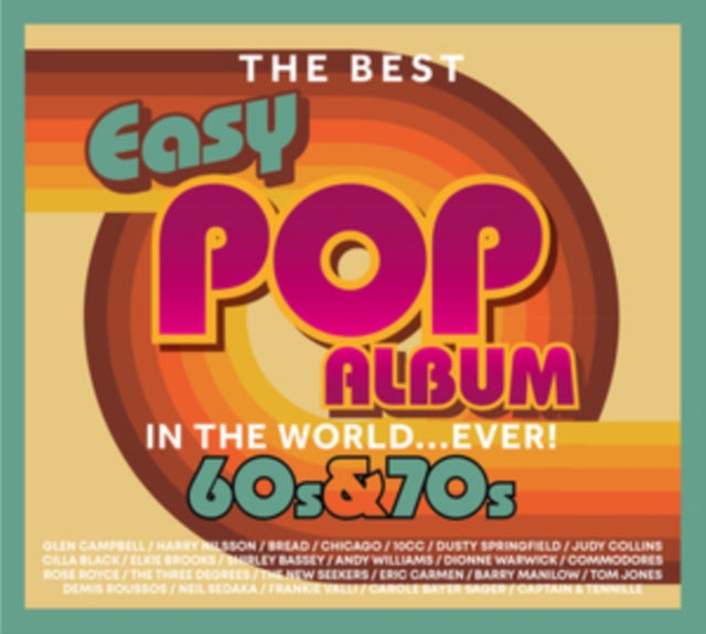 Various Artists - The Best Easy Pop Album 60s & 70s In The World...Ever! (CD)