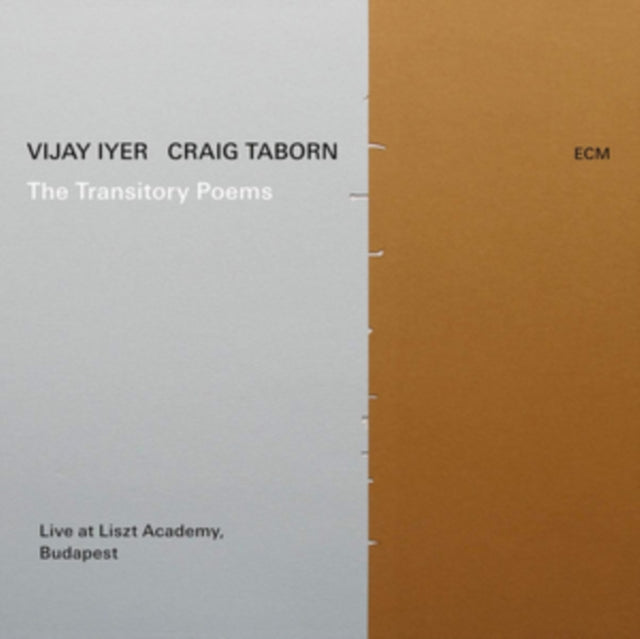 Vijay Iyer & Craig Taborn - The Transitory Poems (CD)