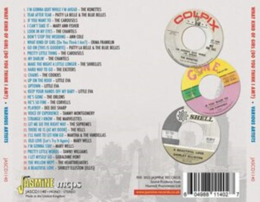 Various Artists What Kind Of Girl (Do You Think I Am?) East Coast Girls Groups (CD) (https://lasgo.dmmserver.com/media/640/06049881/0604988114027.jpg)