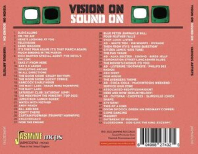 Various Artists Vision On / Sound On (Rarities Celebrating A Century Of Uk Broadcasting) (CD) (https://lasgo.dmmserver.com/media/640/06049882/0604988274325.jpg)