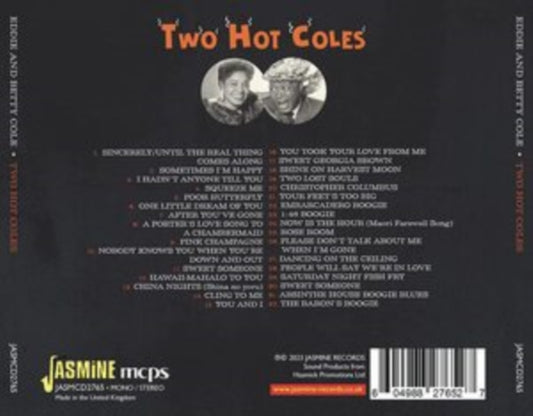 Eddie & Betty Cole - The Two Hot Coles (CD)