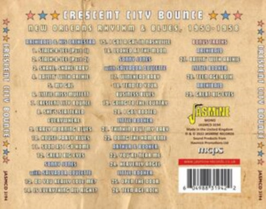 Archibald / Sonny Jones & James Booker - Crescent City Bounce - New Orleans R&B 1950-58 - Archibald Plus Little Sonny Jones And James Booker (CD)