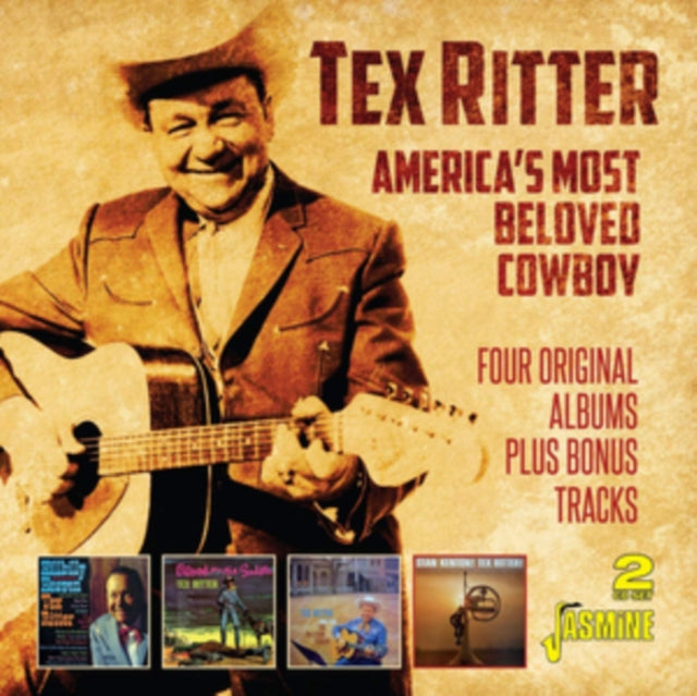 Tex Ritter Americas Most Beloved Cowboy (4 Concept Lps: Blood On The Saddle. Hillbilly Heaven. Western Screen With Kenton) (CD) (https://lasgo.dmmserver.com/media/640/06049883/0604988373028.jpg)